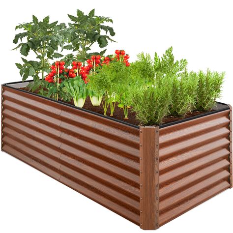 elevated metal planter box|elevated planter boxes on sale.